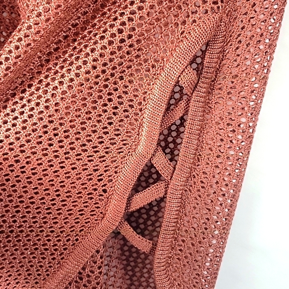 NWT Soho New York Co. Chocolate Brown 3/4 Sleeve Pullover Sweater Size S - Picture 9 of 10